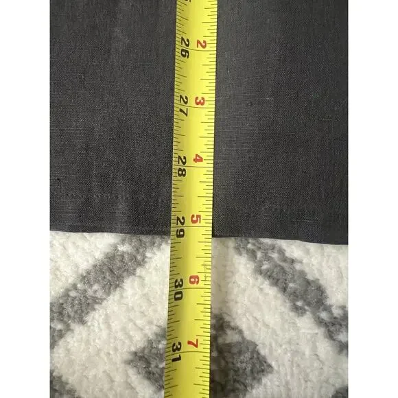 J. PETERMAN Dark Gray Floral Embroidered Bohemian Peasant Tunic Blouse Top Sz L - Picture 12 of 12